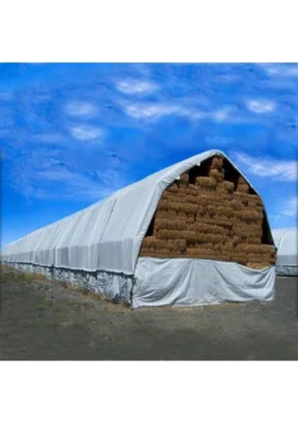 Beyaz Renk Ebatlı Branda, 12X12 Çadır 140 Gr/m2 Su Geçirmez Kamyon Saman Inşaat Gölgeleme Çadırı modelleri