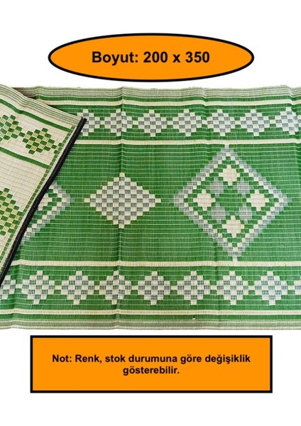 Plastik Örgü Hasır, Seccade, Kamping, Piknik Örtüsü, 200X350 cm