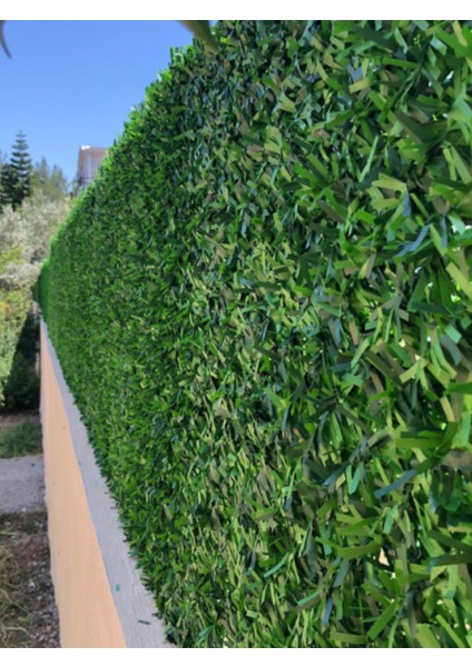 1,2x5 Metre Çim Çit, Bahçe Çiti, Dekoratif Telli Çit, Yapay Çim Çit