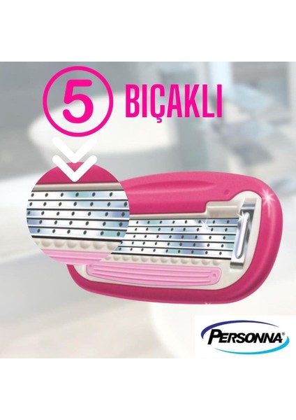 Halo 5 Bıçaklı Kadın Tıraş Bıçağı – Aloe Vera ve E Vitaminli Bant, Hassas Ciltler İçin Konforlu Tıraş, 1 Adet fırsatları