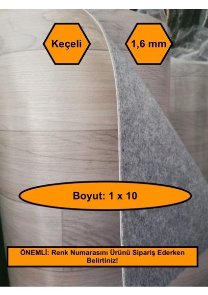 1X10 Metre Pvc Mineflo Kalın Zemin Kaplama, Yer Döşemesi Muşamba, Serfloor, Dekorfloor