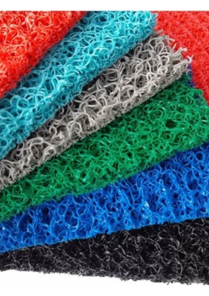 Turkuaz Kıvırcık Plastik Paspas, Dış Mekan Için Paspas, 1,2x1 fiyatları