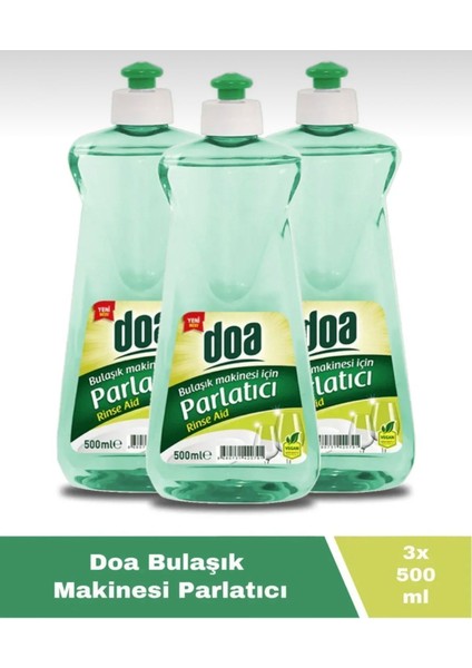 Bulaşık Makinesi Parlatıcı 500 ml X3 Adet