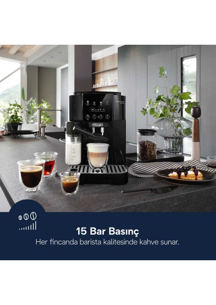 Magnifica Serisi Start ECAM220.60.B Tam Otomatik Kahve Makinesi - Siyah fiyatları