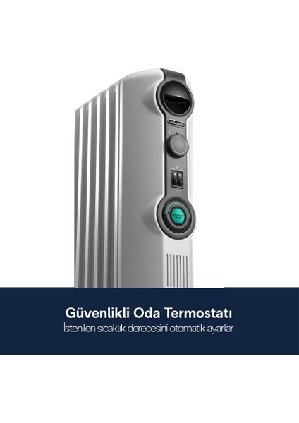 Radia S Comf 2500W 12 Dilim Beyaz Yağlı Radyatör Güvenli Isıtma Özelliği fiyatları