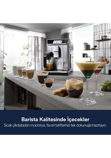 Primadonna Elite Çekirdekten Fincana Kahve Makinesi ECAM 650.85.MS