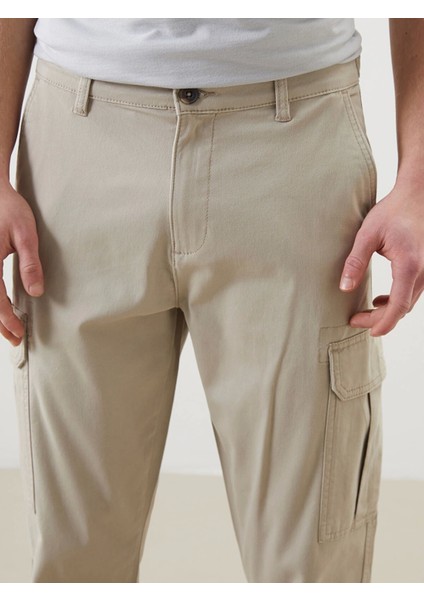 Xsıde Bej Standart Kalıp Gabardin Erkek Pantolon modelleri