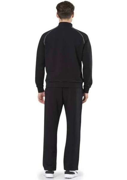 7055 Erkek Uzun Kollu Dik Yaka Eşofman Takımı-Siyah fırsatları