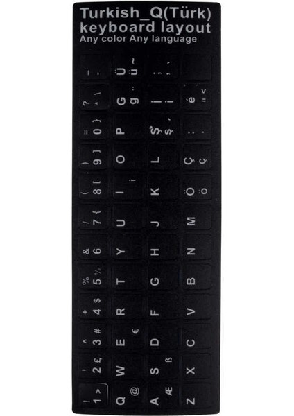 Türkçe Karakter Klavye Tuş Koruyucu Sticker fırsatları
