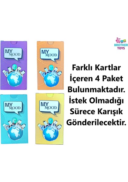 Modun Ne - Eğlenceli Arkadaş Aile Kutu Oyunu My Mood Moodun Ne Meme Mim Kartları 48 Kart modelleri