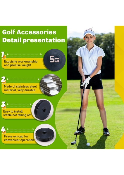 2pcs Odyssey Aı Için Yeni Uygulanabilir Golf Kulübü One Yapay Zeka Putter Kilo Bloğu Yasal Kodu (5g) (Yurt Dışından) indirimleri