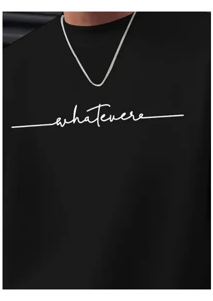 Erkek Uzun Kollu Bisiklet Yaka Yazı Baskılı Iki Iplik Bluz fiyatları