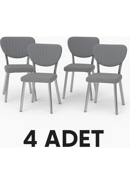 Yafes Masa Sandalye 4'lü Elma Sandalye