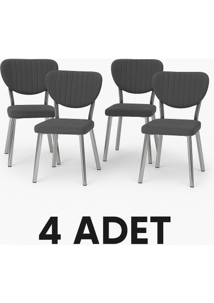 Yafes Masa Sandalye 4'lü Elma Sandalye