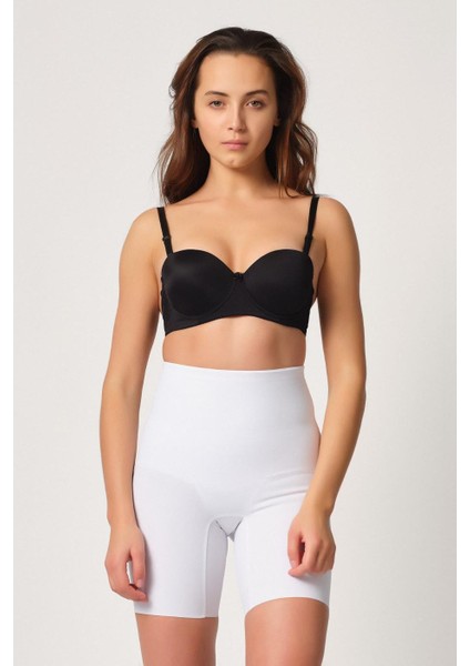 BEYAZ MI Emay 2816 Yüksek Bel Boxer Lazer Korse