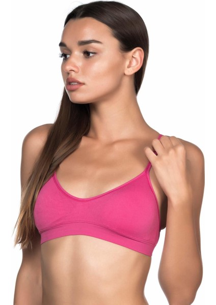 Balensiz Mikrofiber Kadın Dikişsiz Lazer Kesim Sütyen 4020