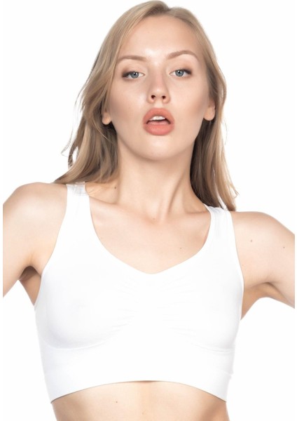 BEYAZ MI Emay 4001 Soft Sporcu Büstiyer