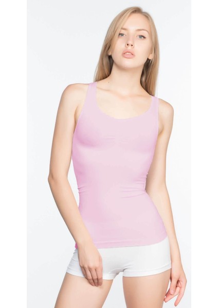 PEMBE MI Emay 5015 Kalın Askılı Atlet Korse