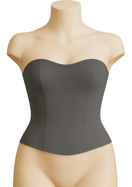 Gri Mı 9155 Terletici Büstiyer-Xxl