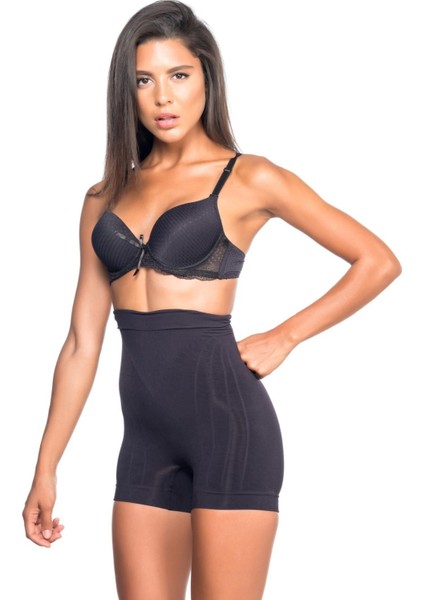 SİYAH MI Emay 7027 Düşük Bel Boxer Korse