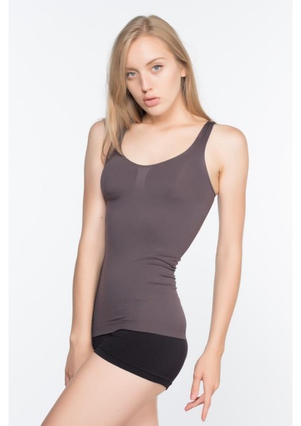 Kalın Askı Düz Desensiz Dikişsiz Kadın Atlet Korse 5010 fiyatları