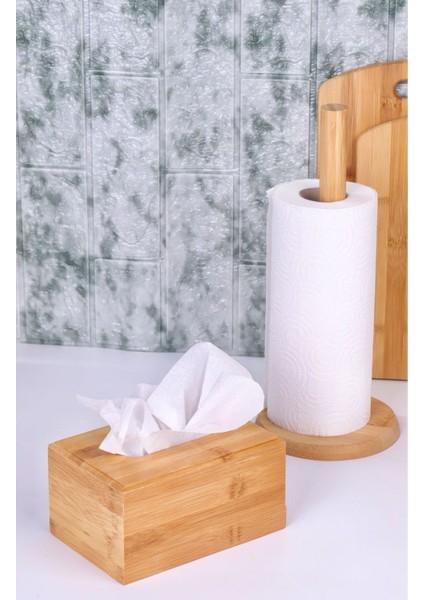 Etta Doğal Bambu Peçetelik 16 x 12 x 8,5 cm – Tekli Düz Desen, Ev, Araç ve Parti Kullanımına Elverişli fiyatları