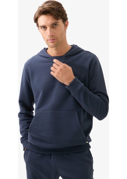 Erkek Sweatshirt 40838 - Lacivert