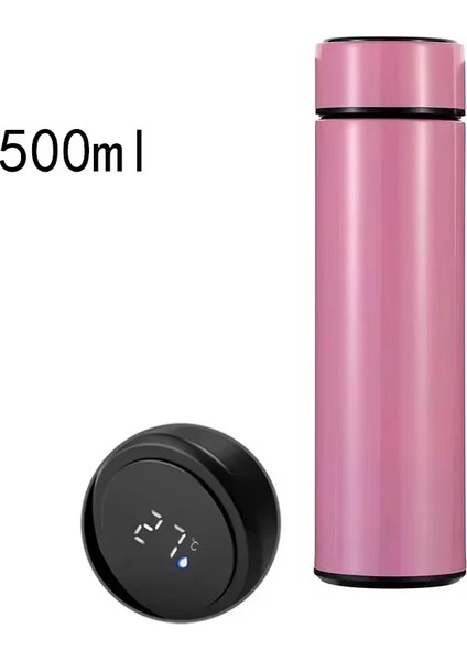LED Sıcaklık Göstergeli Vakumlu Çelik Termos Bardak 500ML Mug Dijital Termos fiyatları