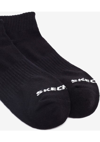 3'lü Unisex Quarter Crew Çorap Unisex Siyah S601101-001 modelleri