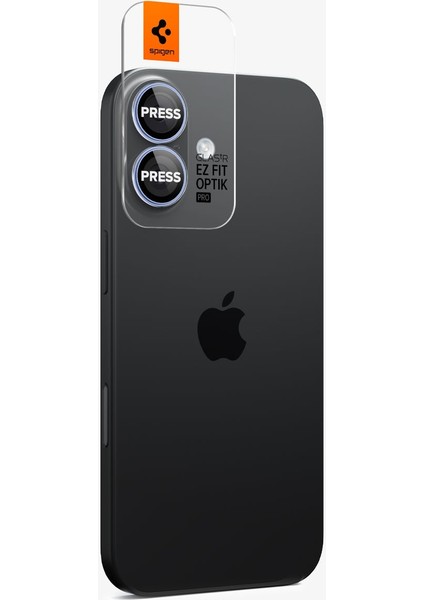 iPhone 17 / 16 Plus / 16 ile uyumlu Kamera Lens Camı Koruyucu Kolay Kurulum Glas.tR EZ Fit Optik Pro (2 Adet) Blue - AGL10129 fırsatları