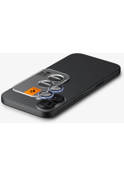 iPhone 17 / 16 Plus / 16 ile uyumlu Kamera Lens Camı Koruyucu Kolay Kurulum Glas.tR EZ Fit Optik Pro (2 Adet) Blue - AGL10129 modelleri