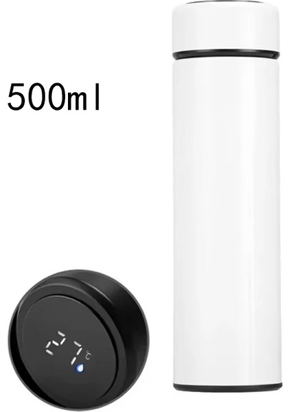 LED Sıcaklık Göstergeli Vakumlu Çelik Termos Bardak 500ML Mug Dijital Termos fiyatları