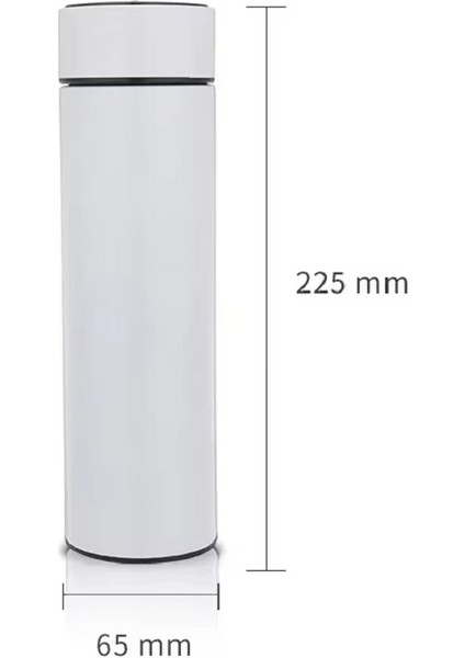 LED Sıcaklık Göstergeli Vakumlu Çelik Termos Bardak 500ML Mug Dijital Termos modelleri