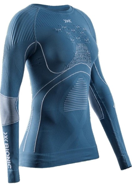 Energy Accumulator 4.0 Shirt Lg Sl Wmn Kadın Mavi İçlik Üst modelleri