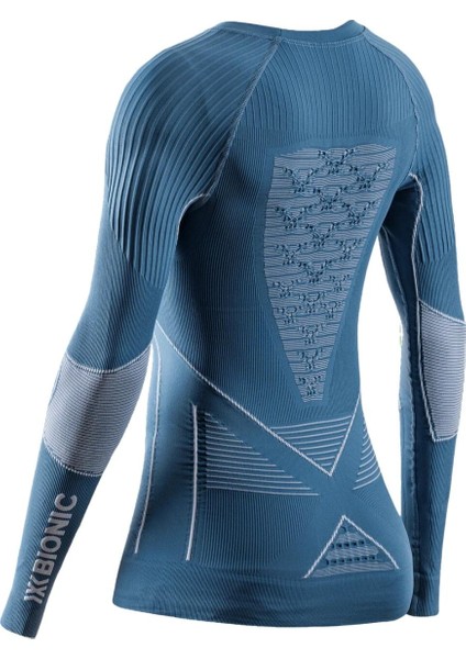 Energy Accumulator 4.0 Shirt Lg Sl Wmn Kadın Mavi İçlik Üst fırsatları