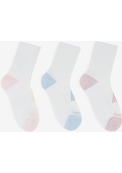 6'lı Kadın Yarım Taban Destekli Crew Çorap Kadın Beyaz S600318-127 fiyatları
