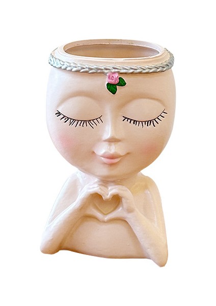 Kalpli Kız Çocuğu Masa Üstü Saklama Borusu (Yurt Dışından)