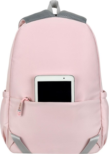 Su Itici Terletmez Kumaş Lise ve Ortaokul Unisex Sırt Çantası Günlük Çanta Özel Kumaş Cepli Desenli