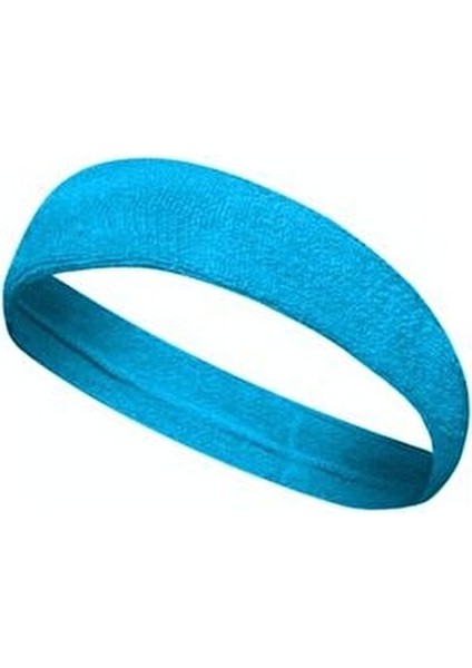 Sporcu Havlu Kafa Bandı, Alın Ter Bandı Headband Turkuaz