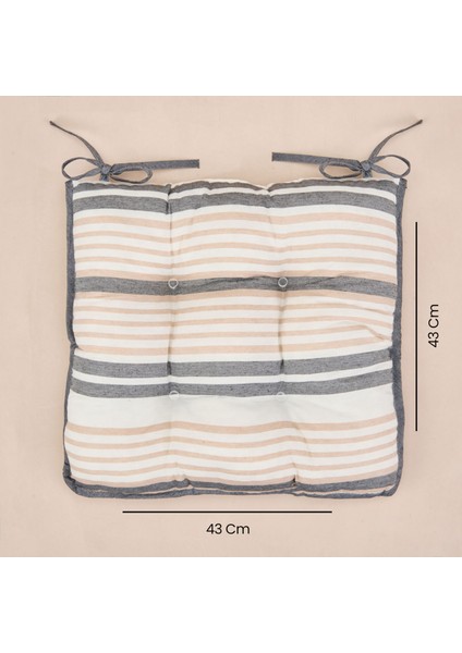 Soft Mimpi Sandalye Minderi - Ekru / Renkli - 43X43 cm indirimleri