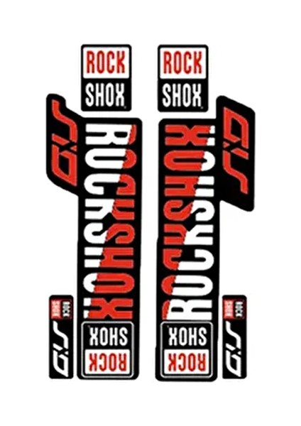 Rockshox Maşa Sticker Elektrikli Bisiklet Aksesuarı ve Çeşitleri