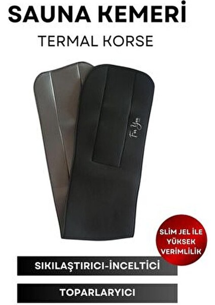 Termal Sauna Kemer Terleme, Sıkılaştırıcı, Inceltici ve Toparlayıcı Korse