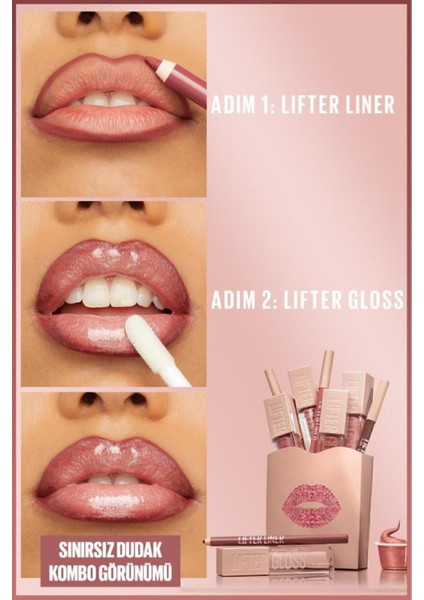 Lifter Liner 09 Peaking Pembe Tonlu Dudak Kalemi – Yumuşak, Doğal ve Uzun Süre Kalıcı