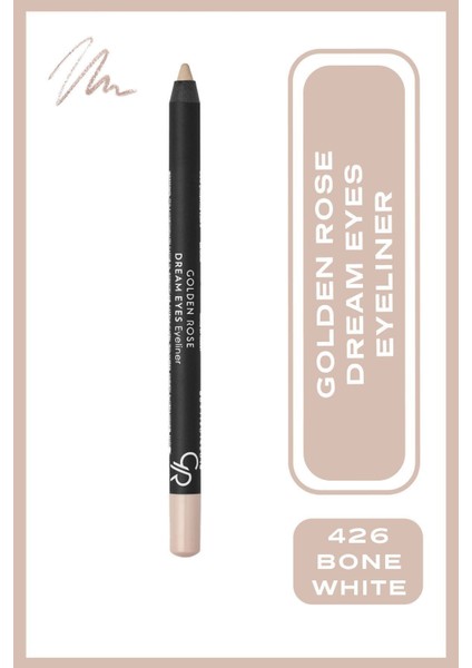 Dream Eyes Göz Kalemi No:426 Bone White – Yumuşak Dokulu, Uzun Süre Kalıcı Beyaz Eyeliner fiyatları