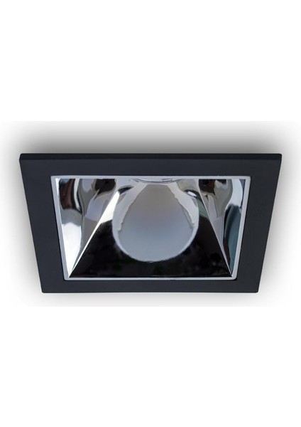 Kare Gömme Spot Armatür, GU10 Duylu, Siyah Çerçeve, Siyah İç Kaplama Armatür modelleri