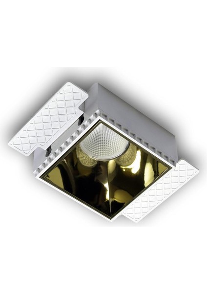 Kare Sıva Altı Trimless Armatür, GU10 Duylu, Beyaz Çerçeve, Beyaz İç Kaplama Trimless fırsatları