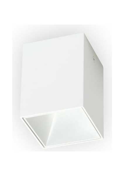 Sıva Üstü Kare Spot Armatür, GU10 Duylu, Beyaz Dış, Siyah İç Kaplama Armatür fiyatları