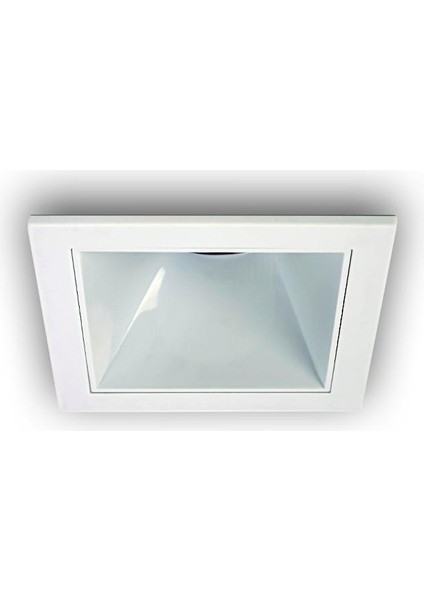 Kare Gömme Spot Armatür, GU10 Duylu, Beyaz Çerçeve, Gold İç Kaplama Armatür fiyatları