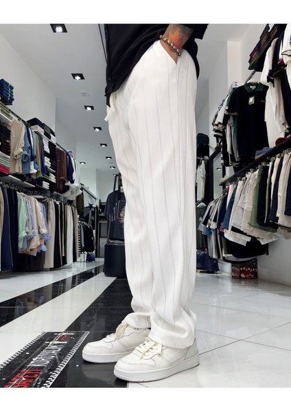 Fitil Desenli Jakarlı Erkek Baggy Jogger modelleri