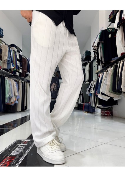 Fitil Desenli Jakarlı Erkek Baggy Jogger fırsatları